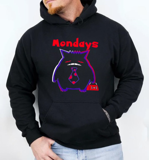 Even Gengar hates Mondays T-Shirt Unisex Hoodie