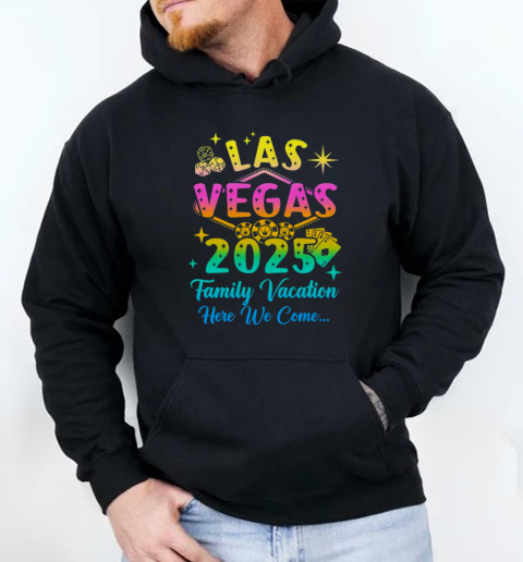 Family Vacation 2025 Las Vegas Matching Family Trip Group T-Shirt Unisex Hoodie