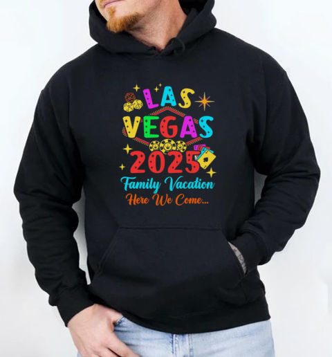 Family Vacation Las Vegas 2025 Matching Family Trip Group T-Shirt Unisex Hoodie