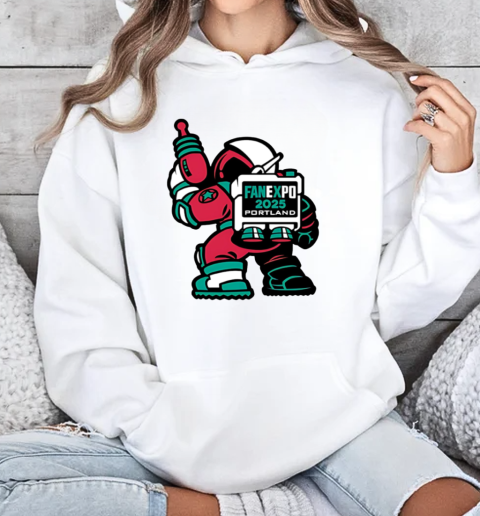 Fanexpo 2025 Portland RoBot T-Shirt Unisex Hoodie