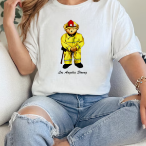 Firefighter Bear Relief Los Angeles Strong T-Shirt Classic Women's T-shirt