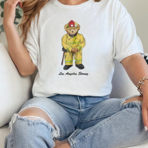 Firefighter Bear Relief Los Angeles Strong T-Shirt Classic Women's T-shirt