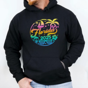 Florida 2025 Family Vacation Beach Matching Group T-Shirt Unisex Hoodie