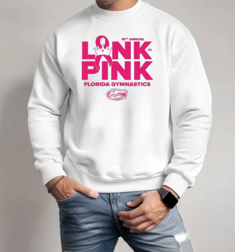 Florida Gators 2025 Gymnastics Link to Pink T-Shirt Unisex Sweatshirt