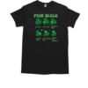 Funny Shamrock Pain Scale Nurse Patrick's Day ICU Nurse T-Shirt Classic Men's T-shirt