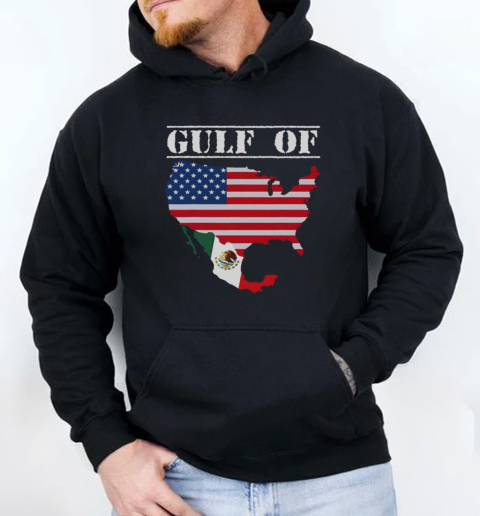 Funny Trump Gulf Of United States Of America Flag Retro T-Shirt Unisex Hoodie