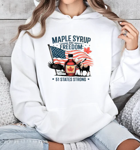 Funny Trump Quote Canada 51st State Of USA T-Shirt Unisex Hoodie