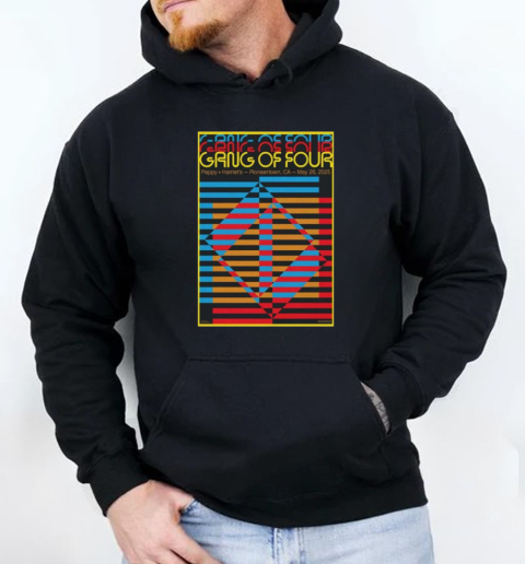 Gang Of Four At Pappy  Harriet's In Pioneertown CA On May 26 2025 T-Shirt Unisex Hoodie