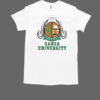 Ganja University weeds of wisdom vintage school logo T-Shirt Classic Men's T-shirt