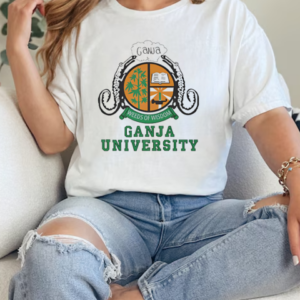 Ganja University weeds of wisdom vintage school logo T-Shirt Classic Women's T-shirt