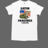 Gator Pardoned 1 20 25 American Flag T-Shirt Classic Men's T-shirt