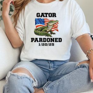 Gator Pardoned 1 20 25 American Flag T-Shirt Classic Women's T-shirt