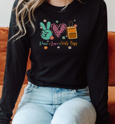 Girls Trip 2025 Weekend Birthday Bestie Women Vacation T-Shirt Long Sleeved T-shirt