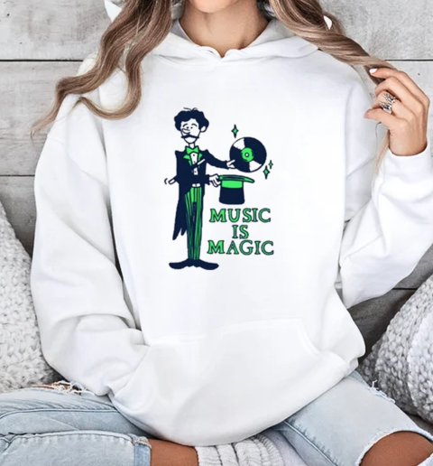 Goldbrick Music Is Magic T-Shirt Unisex Hoodie