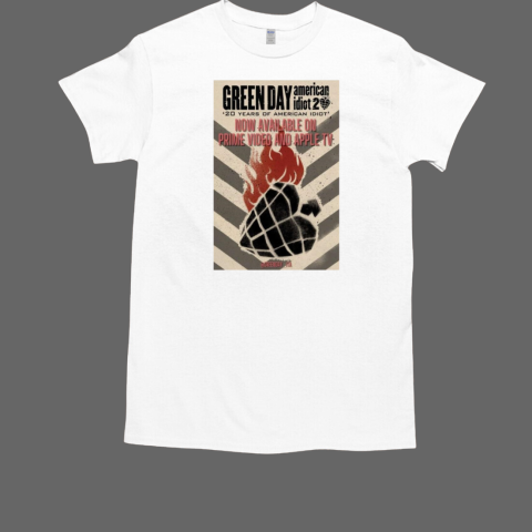 Green Day Prime Video And Apple TV 20 Years Of American Idiot 2025 T-Shirt