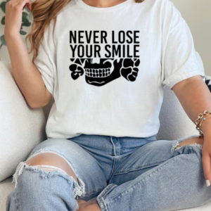 Handsome Trash Wearing Never Lose Your Smile T-Shirt Classic Women's T-shirt