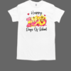 Happy 100 Day Of School Coquette Bow Pencil Teacher T-Shirt Classic Men's T-shirt