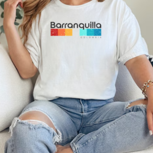 Happy Barranquilla Colombia Retro Style Vintage T-Shirt Classic Women's T-shirt