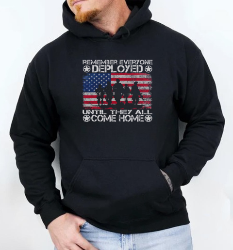 Hot Red Friday Military Remember Everyone Deployed Until They All Come Home  Unisex Hoodie