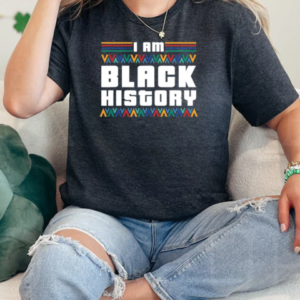 I Am Black History Proud Black Americans Black History Month T-Shirt Classic Women's T-shirt