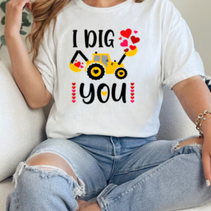 I Dig You Boy Valentine's Day T-Shirt Classic Women's T-shirt