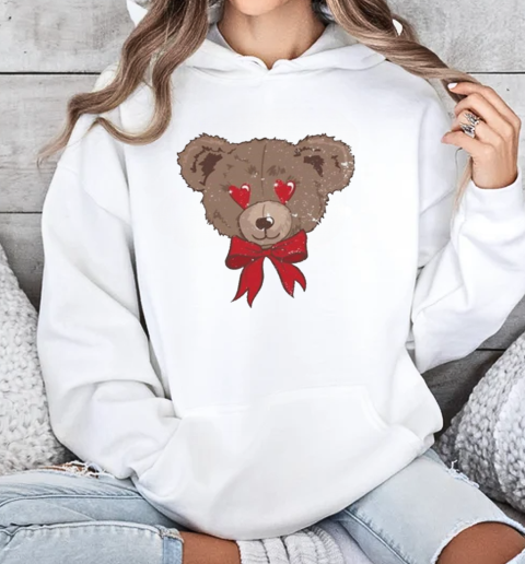 I Love You Beary Much Teddy Bow T-Shirt Unisex Hoodie