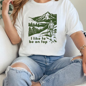 I like to be on top trekking man vintage T-Shirt Classic Women's T-shirt