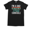 I'm A Dad That Runs On Jesus And Cornhole Funny Father's Day T-Shirt Classic Men's T-shirt