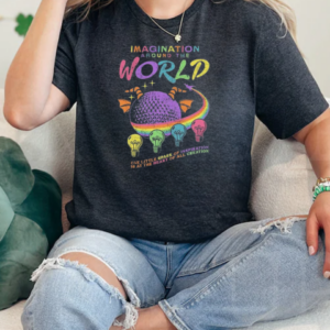 Imagination Around The World One Little Spark Of Inspiration Is At The Heart Of All Creation T-Shirt Classic Women's T-shirt