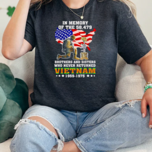 In memory of 58 479 brothers and sisters who never returned Vietnam 1959 1975 T-Shirt Classic Women's T-shirt