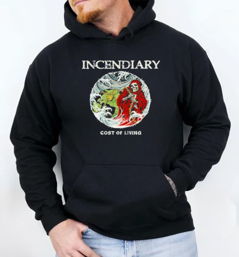 Incendiary Cost Of Living Ten Year Reaper Chain T-Shirt Unisex Hoodie