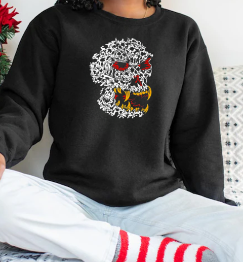 Incendiary Henbo Bones Skull T-Shirt Unisex Sweatshirt