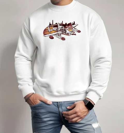 JD5 plane Jayden Daniels Washington Commanders T-Shirt Unisex Sweatshirt