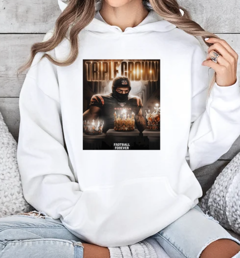 Ja'Marr Chase in Super Bowl triple crown T-Shirt Unisex Hoodie