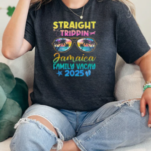 Jamaica Family Vacay Vacation 2025 Straight Trippin T-Shirt Classic Women's T-shirt