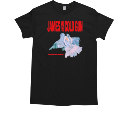 James and the Cold Gun Face in the Mirror T-Shirt