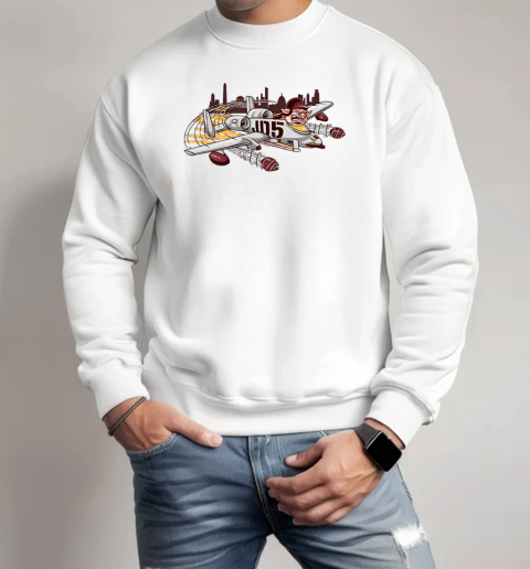 Jayden Daniels Commanders JD5 plane T-Shirt Unisex Sweatshirt