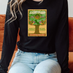 Jeremy Short The Burl On March 16 2025 Lexington KY Let It Shine Tour Zaz5 T-Shirt Long Sleeved T-shirt
