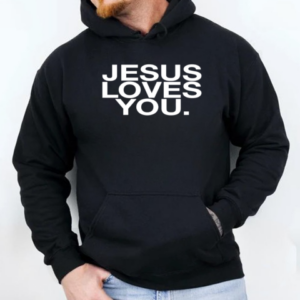Jesus loves you Dodgers blue logo T-Shirt Unisex Hoodie