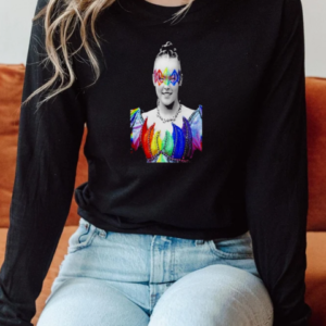 Jojo Siwa Rainbow Mask T-Shirt Long Sleeved T-shirt 