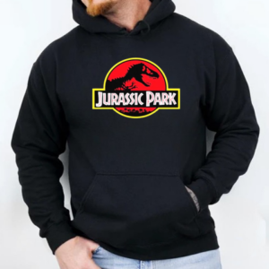 Jurassic Park Retro Icon Logo T-Shirt Unisex Hoodie