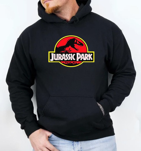 Jurassic Park Retro Icon Logo T-Shirt Unisex Hoodie