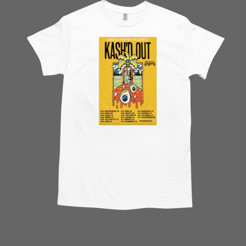 Kash'd Out West Coast Tour 2025 T-Shirt