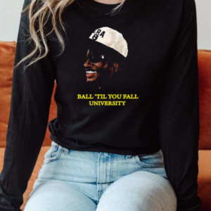 Lamar Jackson Era 8 Ball ‘Til You Fall University T-Shirt Long Sleeved T-shirt 