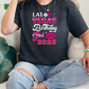 Las Vegas Girls Trip 2025 Cruise Trip Matching Birthday Girl T-Shirt Classic Women's T-shirt