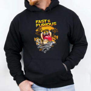 Looney Tunes Taz Fast And Furious 2025 T-Shirt Unisex Hoodie