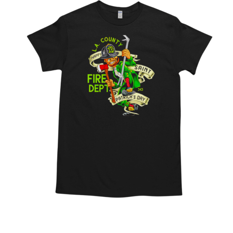 Los Angeles County St Patrick's Day Fire Dept T-Shirt