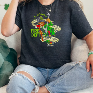 Los Angeles County St Patrick's Day Fire Dept T-Shirt Classic Women's T-shirt