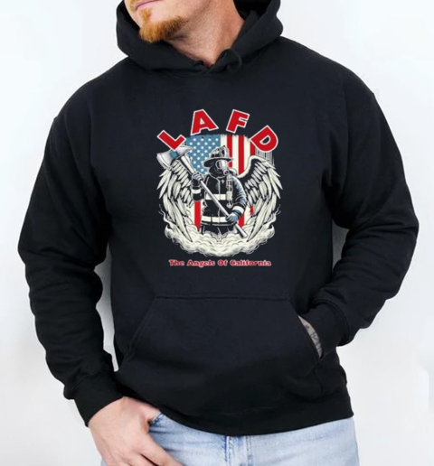 Los Angeles Firefighters Hero USA T-Shirt Unisex Hoodie