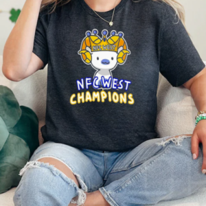 Los Angeles Rams The Champions Of NFC West Champions NFL Playoffs 2024 2025 Merch By CornDoggyLoL T-Shirt Classic Women's T-shirt